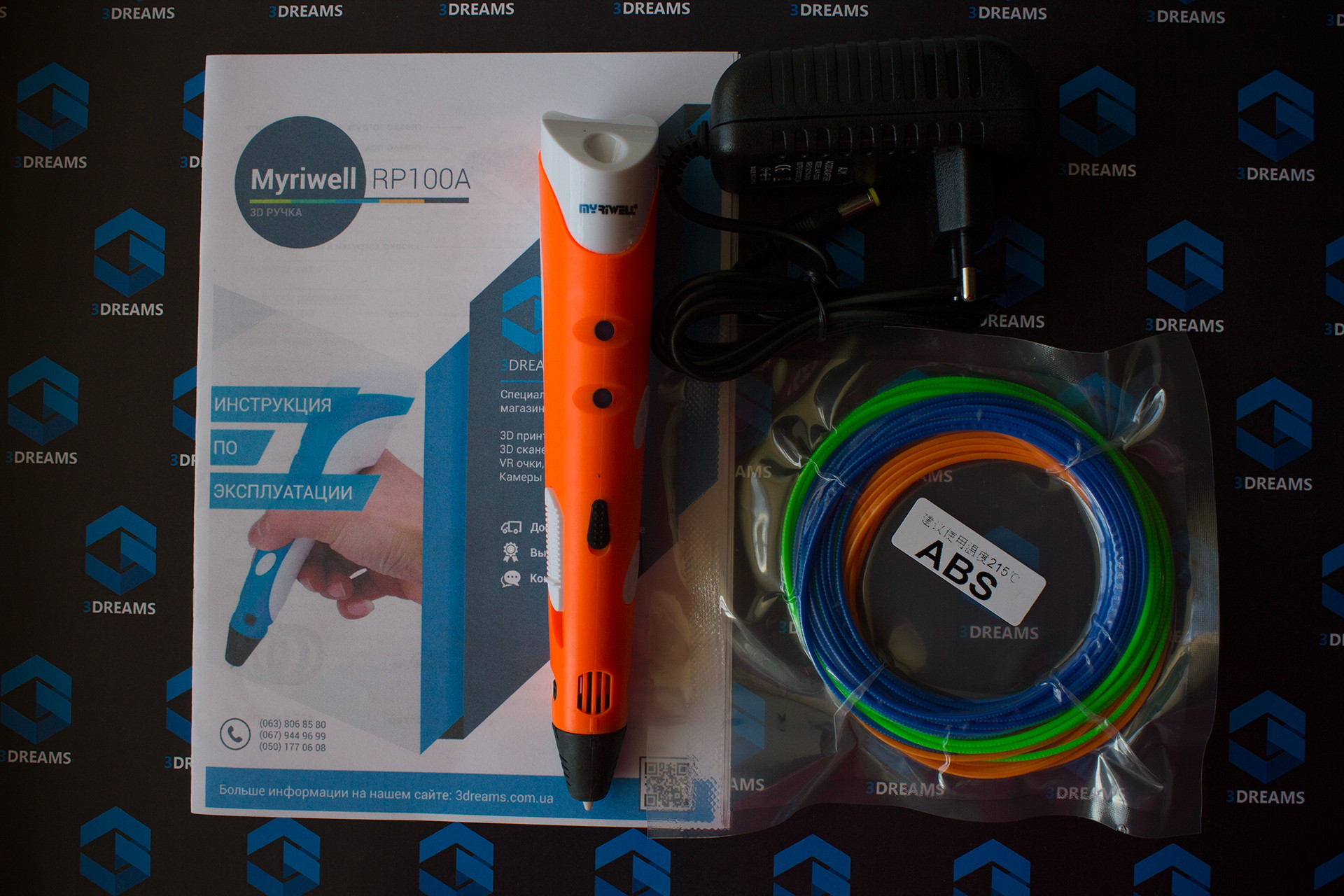 3D ручка Myriwell RP100A помаранчева - Зображення 7
