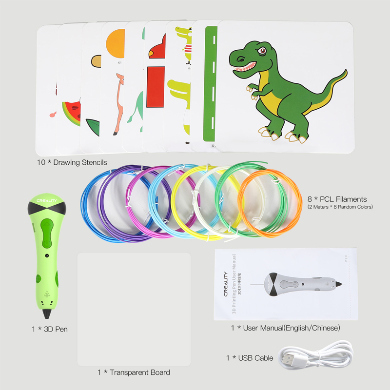 3D ручка Creality Pen-001 зелена - Зображення 8