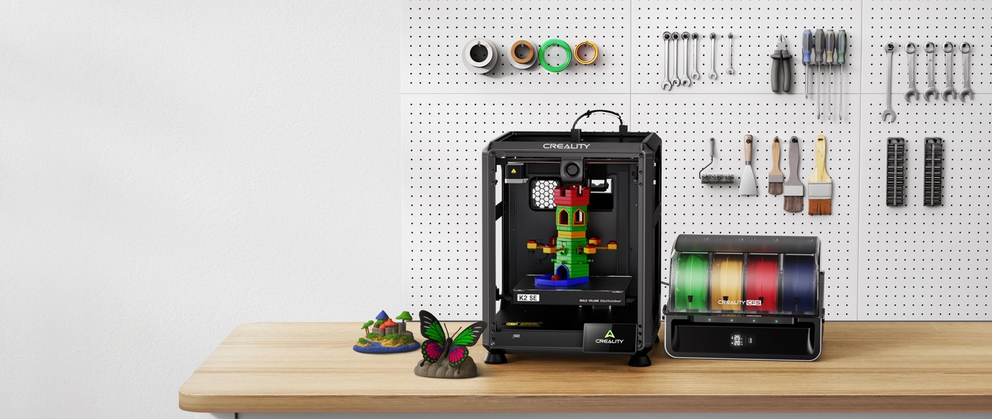 Creality K2 SE — робоче місце