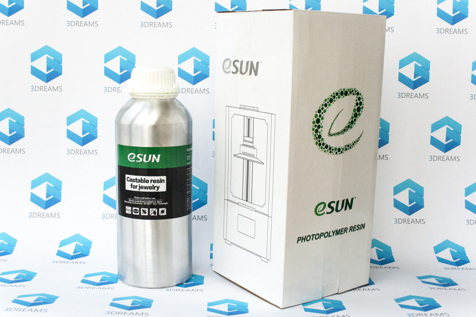 Фотополимерная смола ESUN Castable resin for Jewelry Литьевая, 1кг — изображение 3