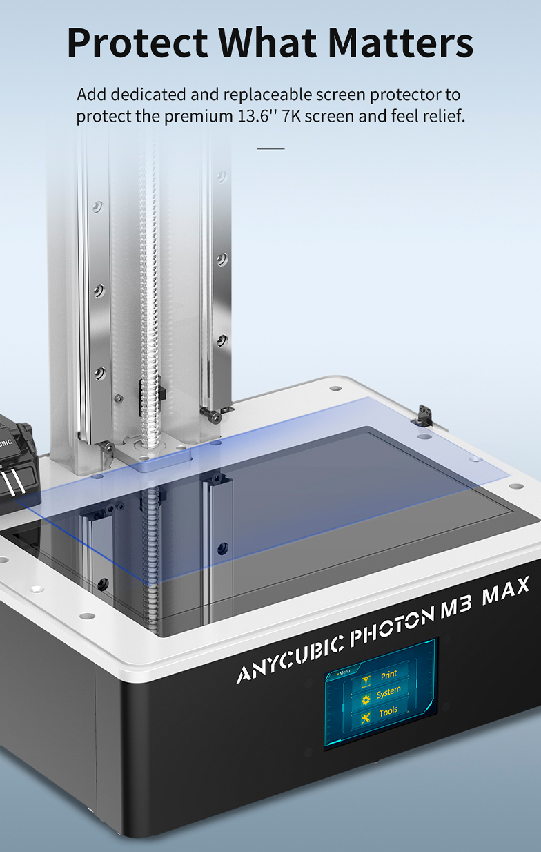 Захисна плівка для дисплея Anycubic Photon M3 Max | Якісний 3D друк ...