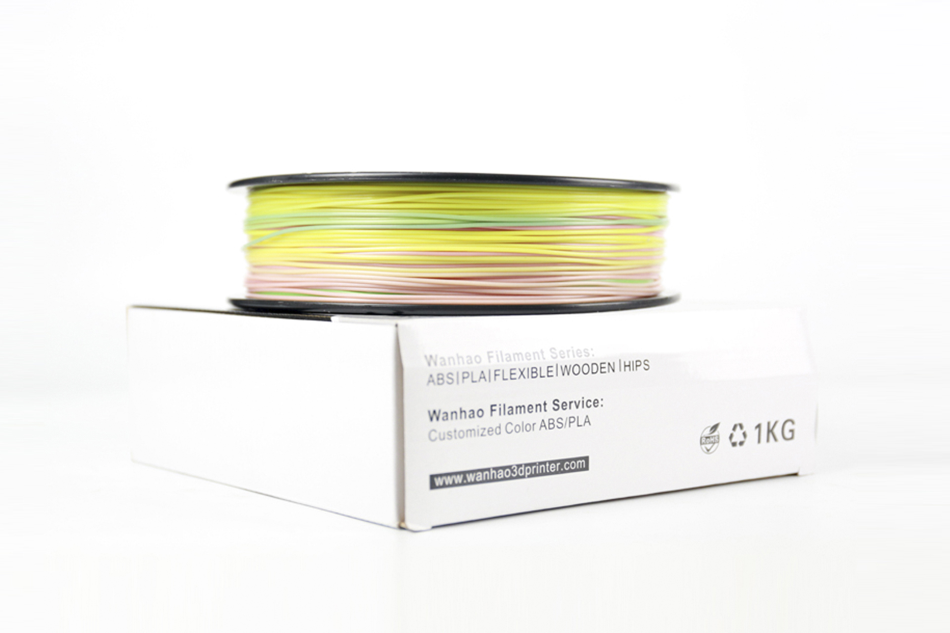 PLA Rainbow градиент пластик Wanhao, 1 кг — изображение 3